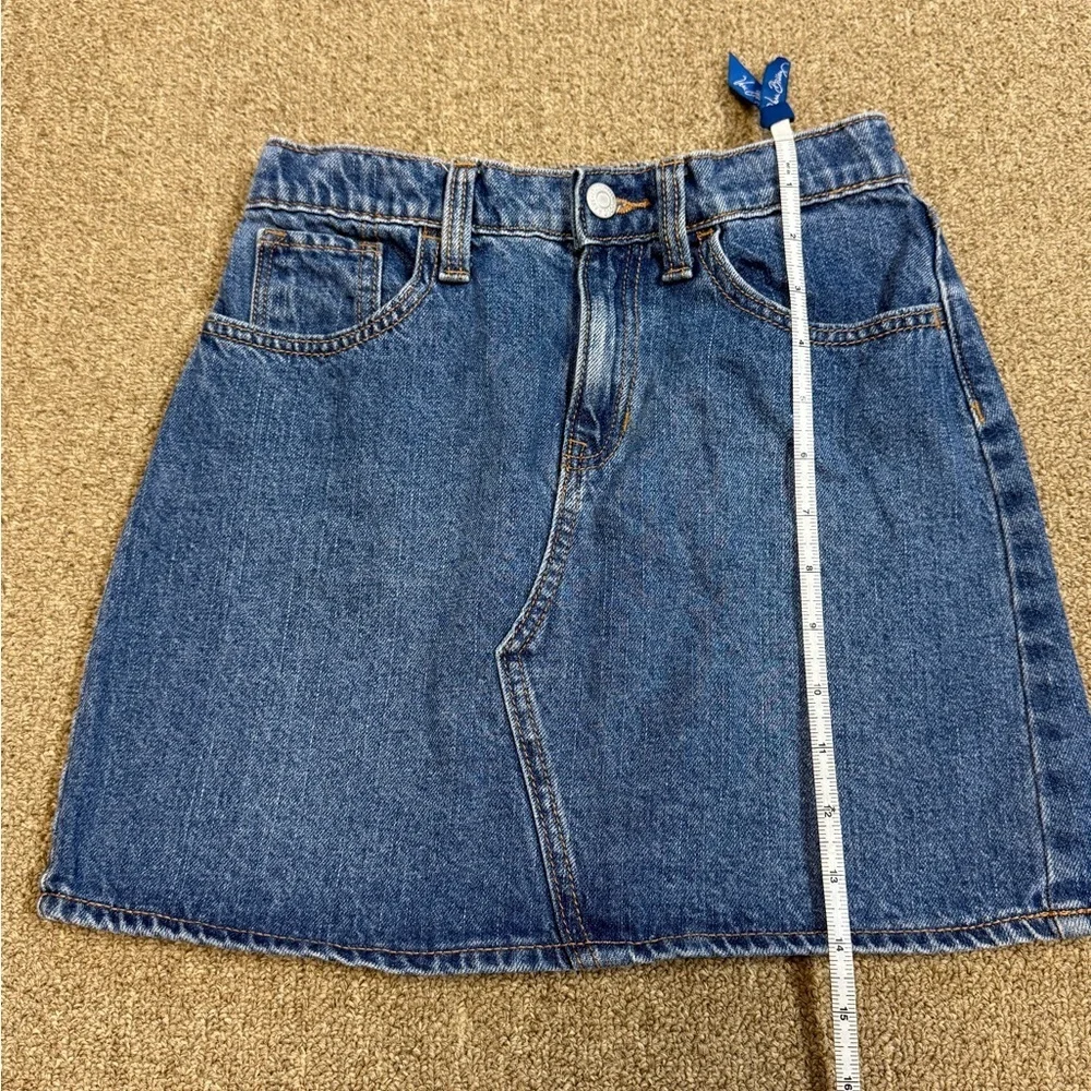 ⚡️3/$20⚡️Old Navy: Girls High Waisted Button Front Jean Skirt, Size L(10-12)